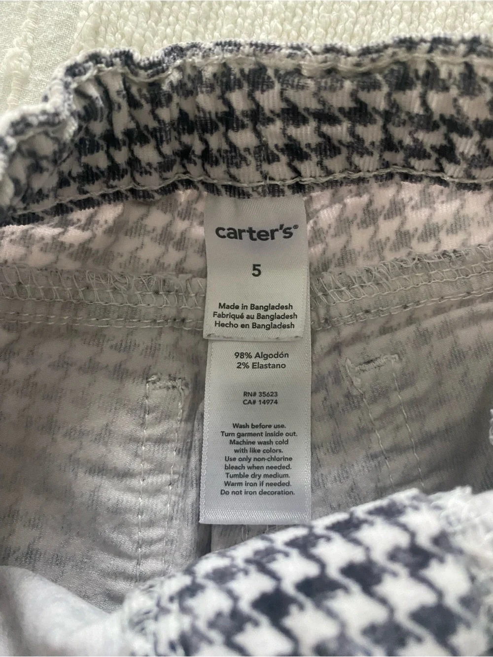 Carters carter houndstooth